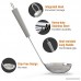 Nuovoware Soup Ladle 11.7 Inch Premium Brushed Stainless Steel Soup Ladle Kitchen Tool with Good Grip Handle Silver - B01N51O58C